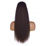 Extensie de par coada Afro Kinky tip Mesa cu elastic Saten Inchis de 60 cm YK888-4# Extensie de par coada Afro Kinky tip Mesa cu elastic Saten Inchis de 60 cm YK888-4#